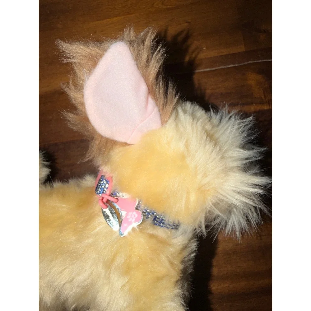 American Girl Truly Me Terrier Puppy Plush Dog Blue‎ Glitter Collar GYJ97er
